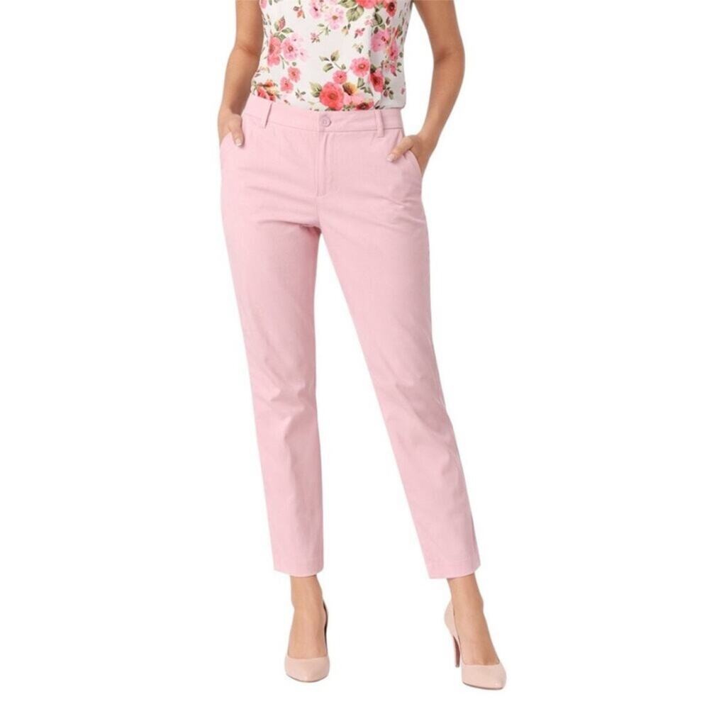 Cabi Grace light pink trouser ankle pants size 8 #5678